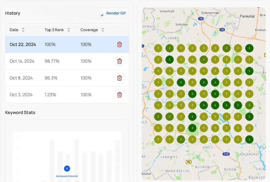 Berlin clinic Google Maps visibility after